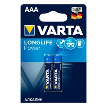 Батарейки VARTA LONGLIFE POWER AAA, блистер 2шт