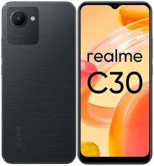 Смартфон Realme C30 2/32GB (RMX3581) черный