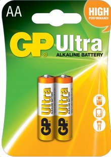 Батарейки GP Alkaline Ultra LR6/15AU 2BP
