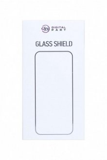 Стекло Digitalpart Purple Full Glue для iPhone 12/12 Pro, черное