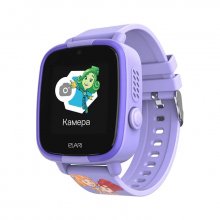 Часы-телефон детские Elari Fixitime Fun, фиолетовые