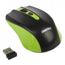Мышь Smartbuy ONE 352 (SBM-352AG-GK), зелено-черная