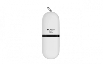 USB-накопитель Maxvi 32ГБ (FD32GBUSB20C10SF), белый