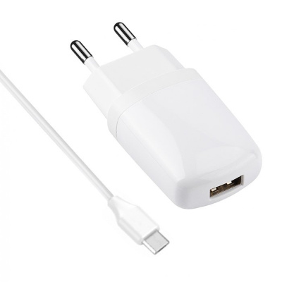 СЗУ Digitalpart USB P20 Plus с кабелем micro-USB, белый