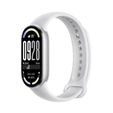 Фитнес-браслет в виде наручных часов с экраном Xiaomi Smart Band 10 (BHR07PSGL), серебристый