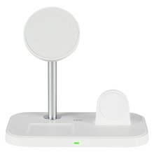 Беспроводное ЗУ TFN MAgTrio Stand 22.5W (TFN-QI28), белое