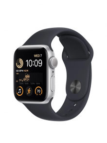 Часы многофункциональные Apple Watch Series SE 2022 40 мм, тёмная ночь