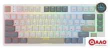 Клавиатура Royal Kludge N80 Pearly Dawn (RK Red)
