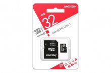 Карта памяти Smart Buy microSDHC (Class 10) 32GB с адаптером