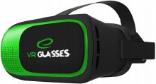 Очки виртуальной реальности Esperanza EGV300 3D + контроллер для смартфонов 3.5"-6" черно-зеленый