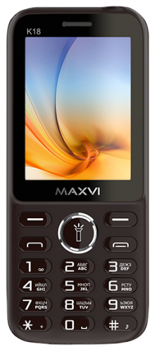 Мобильный телефон Maxvi K18 коричневый