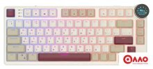 Клавиатура Royal Kludge N80 Rosy Clouds (RK Red)