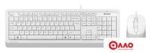 Офисный набор A4Tech Fstyler F1010 (белый/серый)