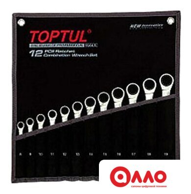 Набор ключей Toptul GPAQ1202 12 предметов Набор ключей Toptul GPAQ1202 12 предметов