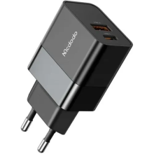СЗУ McDodo CH-1951 1 USB-A Charger (EU) + Type-C, черное СЗУ McDodo CH-1951 1 USB-A Charger (EU) + Type-C, черное