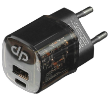 СЗУ Digitalpart FC-140T 30W (USB + USB-C), черное