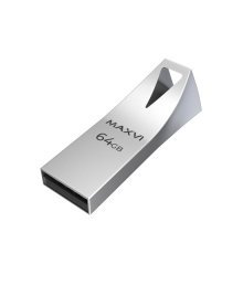 USB-накопитель Maxvi MK2 64ГБ 2.0, серебристый
