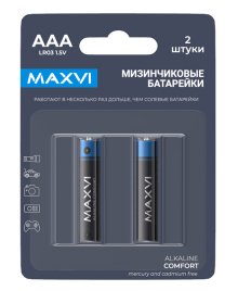 Батарейка Maxvi MBLR03CF2 AAA 2 шт.