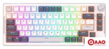 Клавиатура Royal Kludge RK-H81 RGB White Night (RK Blue)
