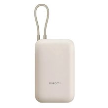 Аккумулятор Xiaomi Power Bank (Integrated Cable) (BHR9072GL) 10000mAh, бежевый