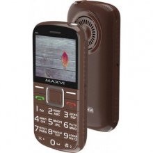 Мобильный телефон Maxvi B5 коричневый