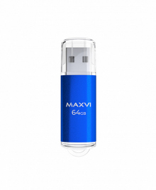 USB-накопитель Maxvi MP 64ГБ (FD64GBUSB20C10MP), синий