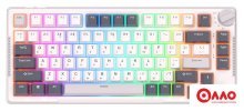 Клавиатура Royal Kludge RK-H81 RGB White Night (RK Brown)
