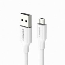 Дата-кабель UGREEN US289-60143, USB-A 2.0 Micro USB, 2A, 2m, белый