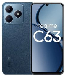 Смартфон Realme C63 8GB/256GB (RMX3939), кожаный синий