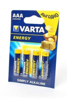 Батарейки Varta Energy 4103 AAA BL4