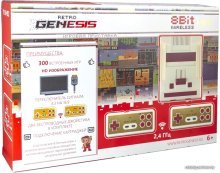 Игровая приставка Retro Genesis 8 Bit Wireless HD (2 геймпада, 300 игр)