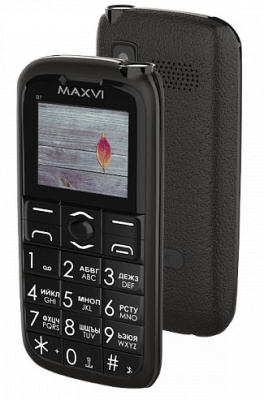 Мобильный телефон Maxvi B7 черный