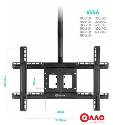 Кронштейн для телевизора Onkron N1L (черный)