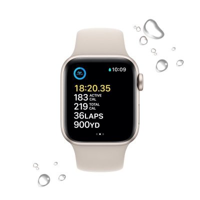 Часы многофункциональные Apple Watch Series SE (2nd Gen) 44 мм, сияющая звезда