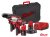 Наборы электроинструментов Milwaukee M12 M12BPP2B-421C 4933443497 (шуруповерт, винтоверт, 2 АКБ, кейс)