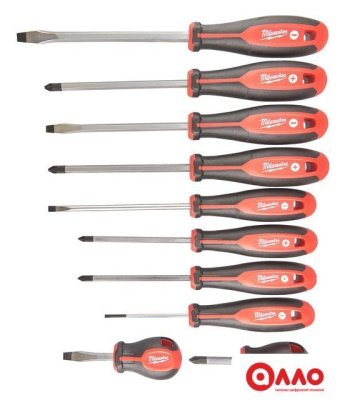 Набор отверток Milwaukee 4932471808 (10 предметов) Набор отверток Milwaukee 4932471808 (10 предметов)