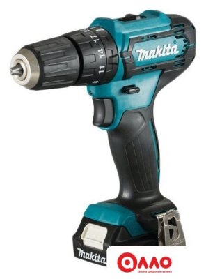 Ударная дрель-шуруповерт Makita HP333DWAE (с 2-мя АКБ, кейс)