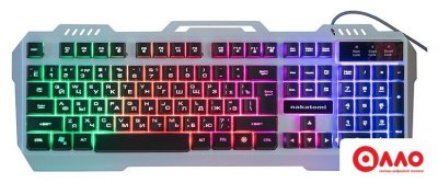 Клавиатура Nakatomi KG-35U (серебристый) Клавиатура Nakatomi KG-35U (серебристый)