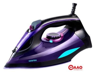 Утюг CENTEK CT-2361 (черный/фиолетовый) Утюг CENTEK CT-2361 (черный/фиолетовый)