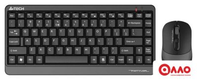 Офисный набор A4Tech Fstyler FG1110 (черный/серый)