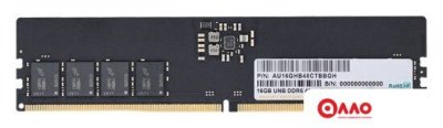 Оперативная память Apacer 16ГБ DDR5 4800МГц AU16GHB48CTBBGH