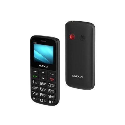 Мобильный телефон Maxvi B100i черный