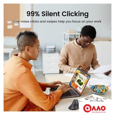 Вертикальная мышь Ugreen MU008 25444 (черный) Вертикальная мышь Ugreen MU008 25444 (черный)