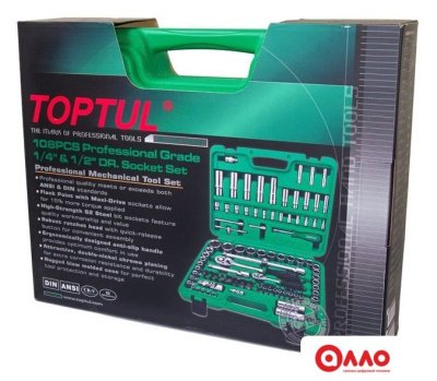 Универсальный набор инструментов Toptul GCAI108R 108 предметов