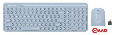 Офисный набор A4Tech Fstyler FG3300 Air2 (синий)