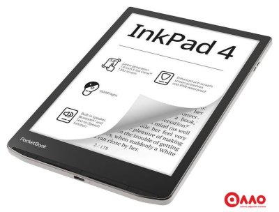 Электронная книга PocketBook 743G InkPad 4 (черный/серебристый)
