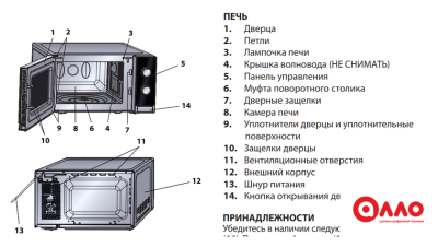 Микроволновая печь Sharp R6000RK