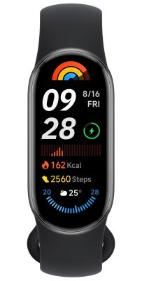 Фитнес-браслет в виде наручных часов с экраном Xiaomi Smart Band 9 (BHR8337GL), черный