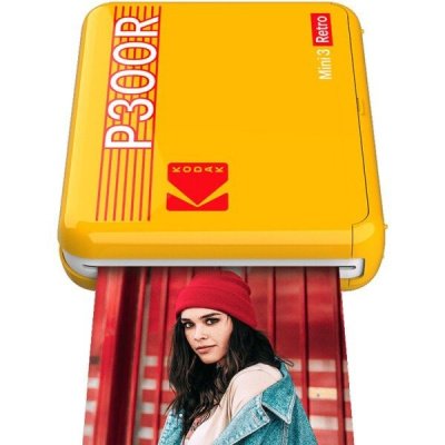Компактный фотопринтер KODAK P300R, жёлтый