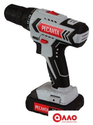 Дрель-шуруповерт Ресанта ДА-14-2Л (с 1-им АКБ) Дрель-шуруповерт Ресанта ДА-14-2Л (с 1-им АКБ)